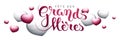GrandmotherÃ¢â¬â¢s day in French : FÃÂªte des Grands-MÃÂ¨res Royalty Free Stock Photo